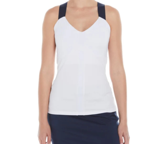Original Penguin Crisscross Ribbed Tennis Tank Top BNWT - Picture 1 of 3